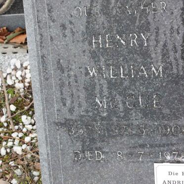 MCCUE Henry William 1906-1978 & Francina Susannah 1920-1979 :: MCCUE Andries Petrus 1947-2005 _3