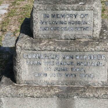 MEER Cornelius, van der 1867-1942