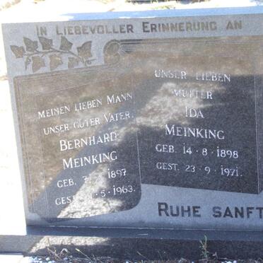 MEINKING Bernhard 1897-1963 & Ida 1898-1971