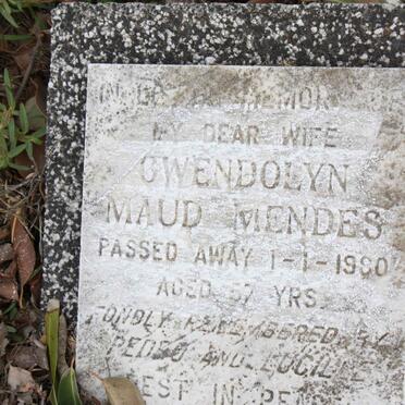 MENDES Gwendolyn Maud -1980