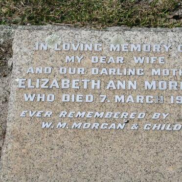 MORGAN Elizabeth Ann -1960