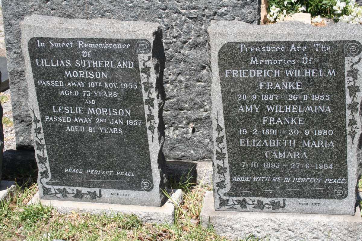 MORISON :: FRANKE :: CAMARA