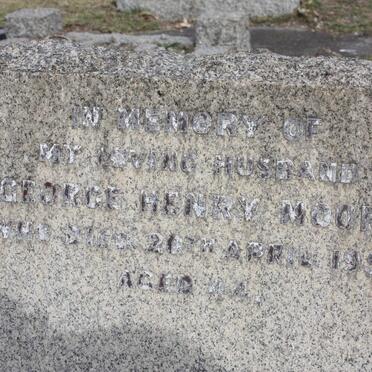 MOORE George Henry -1950