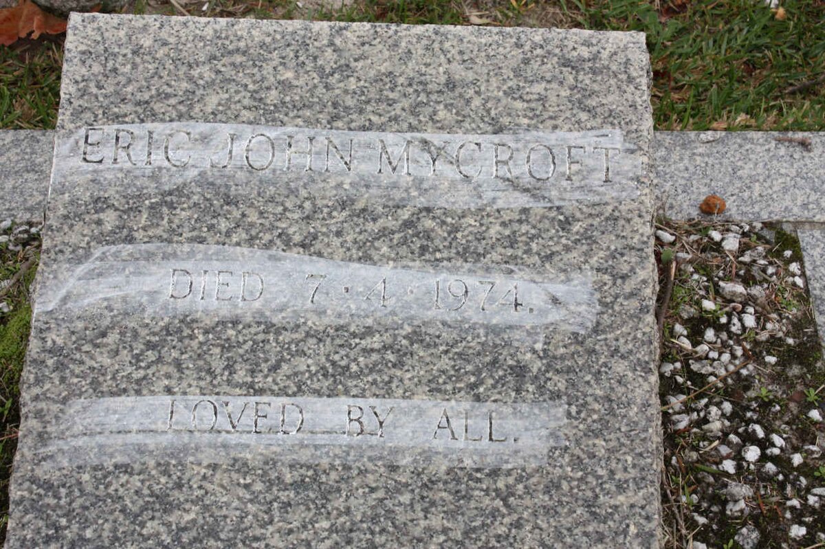 MYCROFT Eric John  -1974