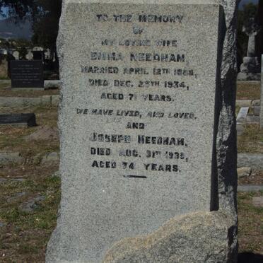 NEEDHAM Joseph -1939 &amp; Emma -1934