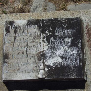 NOBLE John -1957 &amp; Martha -1951