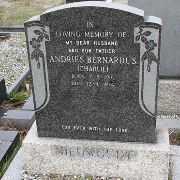 NIEUWOUDT Andries Bernardus 1916-1974