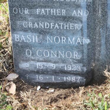 O'CONNOR Basil Norman 1923-1987