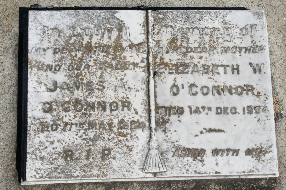 O'CONNOR James A. -1954 &amp; Elizabeth W. -1954