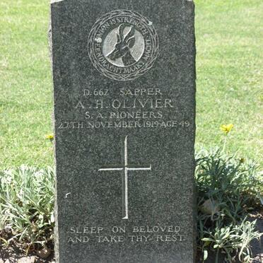 OLIVIER A.H. -1919