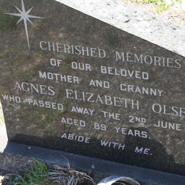 OLSEN Agnes Elizabeth -1967