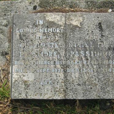 PASSMORE Charlotte 1859-1937 :: PASSMORE Ethel May 1882-1943