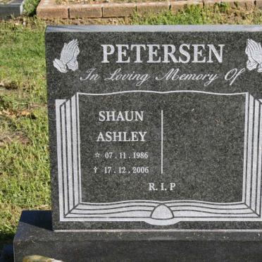 PETERSEN Shaun Ashley 1986-2006