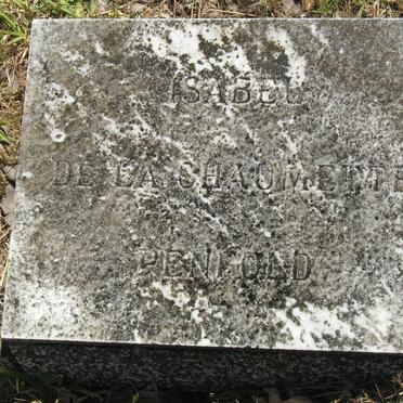PENFOLD Isabell, DE LA CHAUMETTE