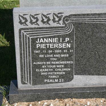 PIETERSEN Jannie I.P. 1947-2005