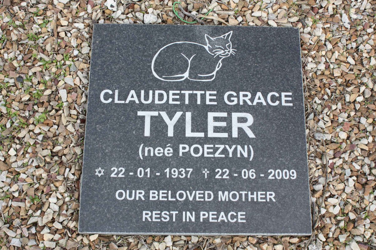 TYLER Claudette Grace nee POEZYN 1937-2009