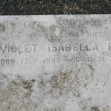 RICH Violet Isabella 1895-1974