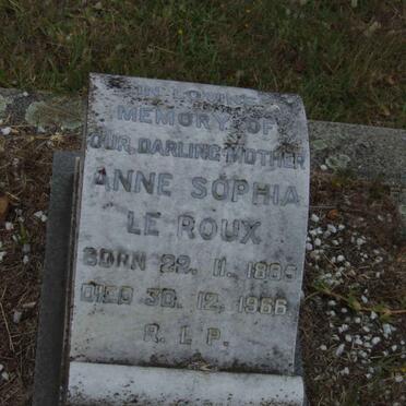 ROUX Anne Sophia, le 1885-1966