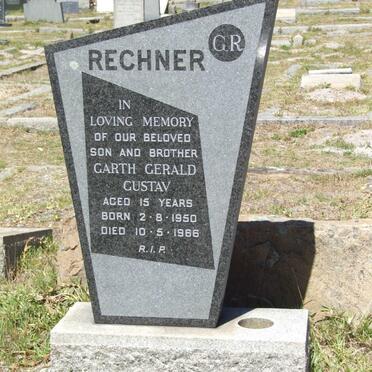 RECHNER Garth Gerald Gustav 1950-1966