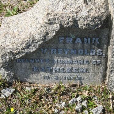 REYNOLDS Frank V. -1953