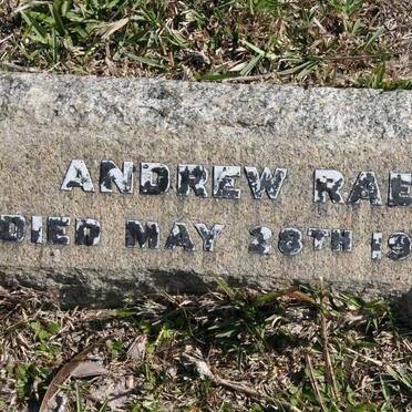 RAE Andrew -1930