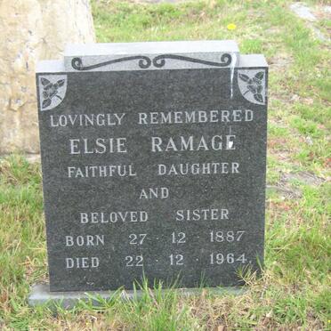 RAMAGE Elsie 1887-1964