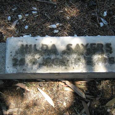 SAYERS Hilda 1909-1965