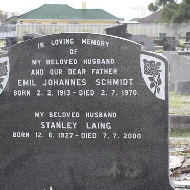 SCHMIDT Emil Johannes 1913-1970 :: LAING Stanley 1927-2000