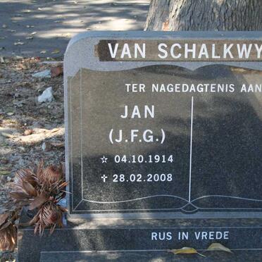 SCHALKWYK J.F.G., van 1914-2008