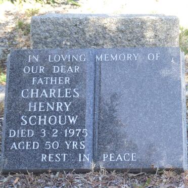 SCHOUW Charles Henry -1975