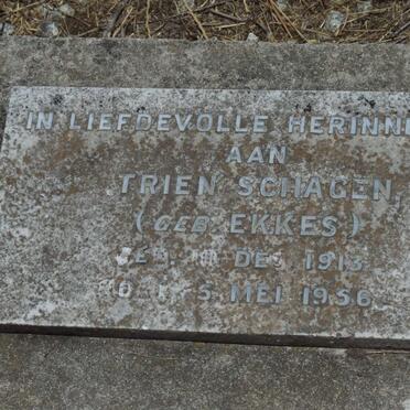 SCHAGEN Trien nee EKKES 1913-1956