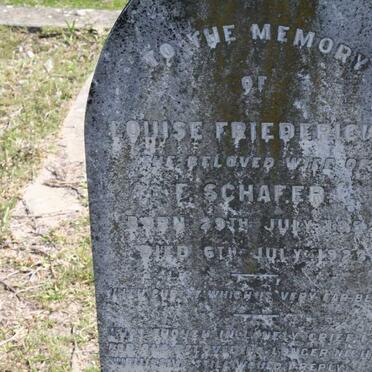 SCHAFER Louise Friedericka 1852-1923