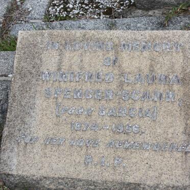 SCARR Winifred Laura, Spencer nee GARCIA 1874-1956