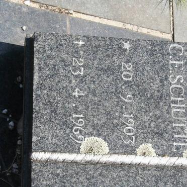 SCHUTTE C.E. 1903-1969