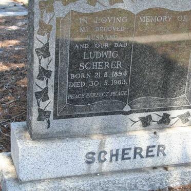 SCHERER Ludwig 1894-1963