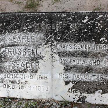 SEAGER Earle Russell 1918-1973