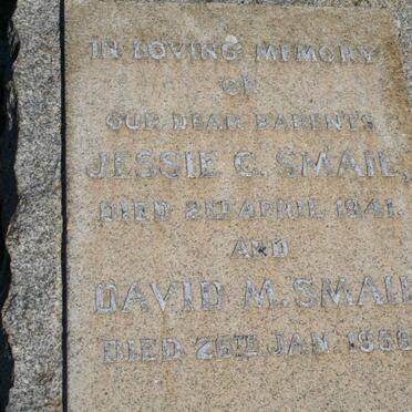SMAIL David M. -1956 &amp; Jessie C. -1941