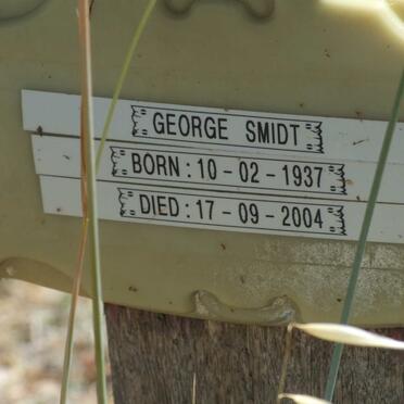 SMIDT George 1937-2004