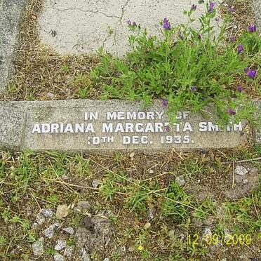 SMITH Adriana Margareta -1935