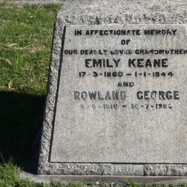 SPILLANE Emily Keane 1860-1944 :: SPILLANE Rowland George 1910-1988