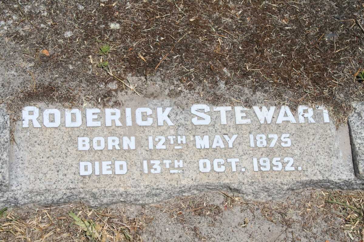 STEWART Roderick 1875-1952