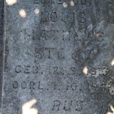 STEYN Louis Mathews 1013-1961
