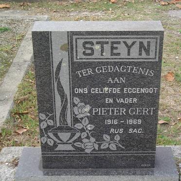 STEYN Pieter Gert 1916-1969