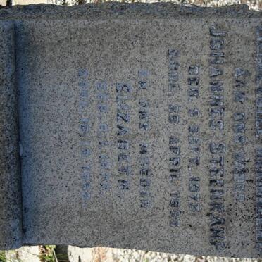 STEENKAMP Johannes 1873-1953 &amp; Elizabeth 1877-19?2