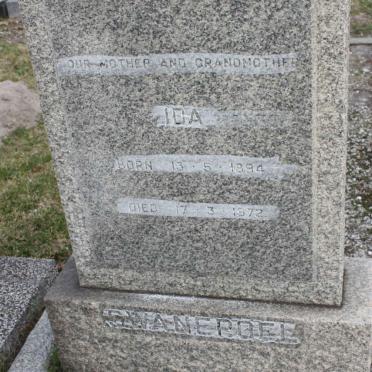 SWANEPOEL Ida 1894-1972