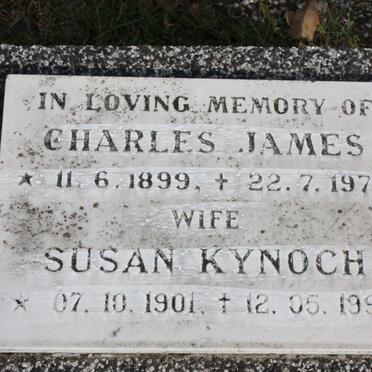 SYER Charles James 1899-1970 &amp; Susan KYNOCH 1901-1997