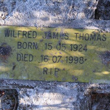 THOMAS Wilfred James 1924-1998