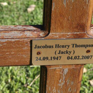 THOMPSON Jacobus Henry 1947-2007