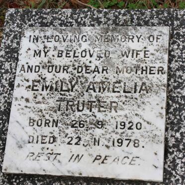 TRUTER Emily Amelia 1920-1978