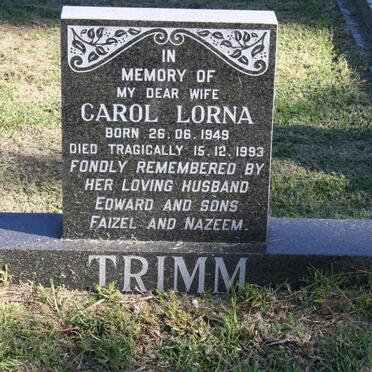TRIMM Carol Lorna 1949-1993